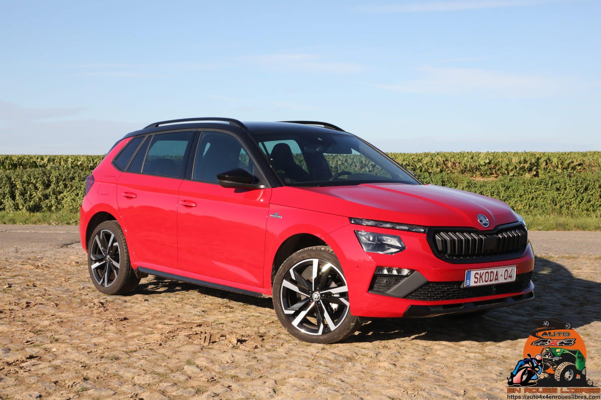 REMISE A JOUR DU PETIT SUV URBAIN DE SKODA  FAIT POUR LES FAMILLES ACTIVES : le KAMIQ en finition MONTE CARLO 1,5 TSI 150 ch DSG 7